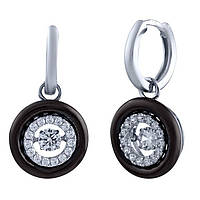 Сережки з керамікою