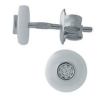 Срібні сережки Proba з керамікою (1154625)