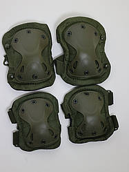 Тактичні наколінники і налокітники X Олива