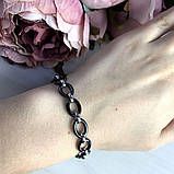 Срібний браслет Proba з керамікою, вага виробу 13,1 г (1526088) 1820 розмір, фото 3