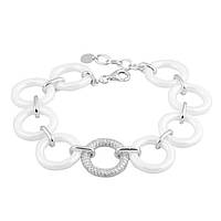 Срібний браслет Proba з керамікою, вага виробу 24,61 гр (1577608) 1822 розмір