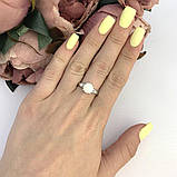 Срібне кільце Proba з опалом 0.916ct, вага виробу 2,64 г (2085591) 18 розмір, фото 3