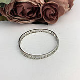 Срібний браслет Proba з без каменів, вага виробу 12,16 г (2086277) 18 розмір, фото 2