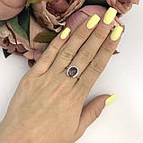 Срібне кільце Proba з аметрином nano 2.215ct, вага виробу 3,21 г (2088660) 17.5 розмір, фото 3