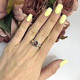 Срібне кільце Proba з аметрином nano 1.663ct, вага виробу 3,55 г (2088769) 18.5 розмір, фото 3