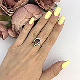 Срібне кільце Proba з аметрином nano 3.845ct, вага виробу 3,88 г (2088790) 17.5 розмір, фото 3