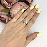 Срібне кільце Proba з натуральним топазом 2.088ct, вага виробу 3,86 г (2089476) 18.5 розмір, фото 3