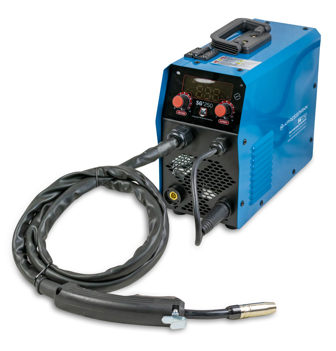Інверторний зварювальний апарат (MIG/MMA/TIG) KRAISSMANN SG'250