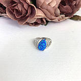 Срібне кільце Proba з опалом 1.84ct, вага виробу 3,21 г (2090106) 18 розмір, фото 2