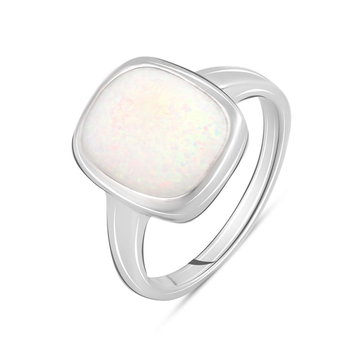 Срібне кільце Proba з опалом 2.069ct, вага виробу 3,74 г (2091578) 18 розмір, фото 1