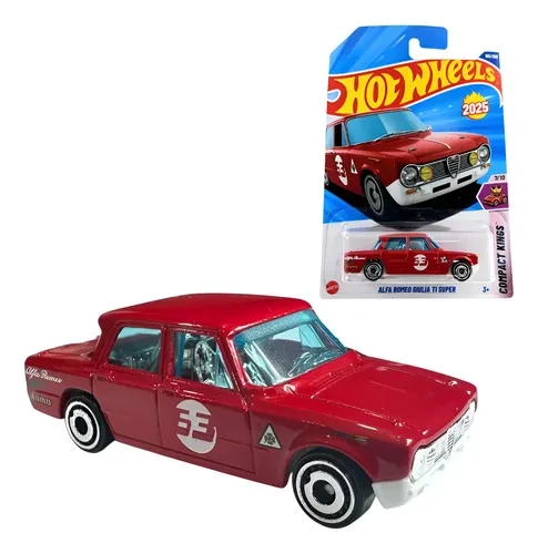 Машинка Хот Вілс 1:64 Alfa Romeo Giulia Ti Super HYW40