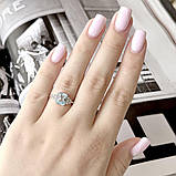 Срібне кільце Proba з натуральним топазом 2.13ct, вага виробу 2,85 г (2167808) 17.5 розмір, фото 5