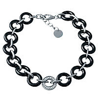 Срібний браслет Proba з керамікою, вага виробу 11,38 г (1909591) 1820 розмір