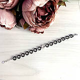 Срібний браслет Proba з керамікою, вага виробу 11,38 г (1909591) 1820 розмір, фото 2