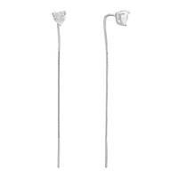 Срібні сережки Proba з фіанітами (2168072)