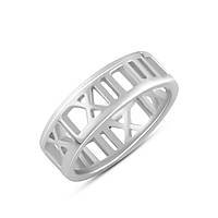 Срібне кільце Proba з без каменів, вага виробу 3,09 г (2094579) 16 розмір