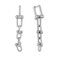 Срібні сережки Proba без каменів (2096573)