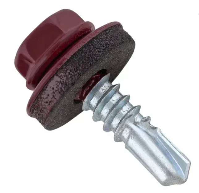 Саморіз покрівельний 48*19 RAL 3005 (250шт), фото 1