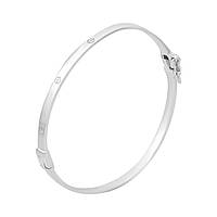 Срібний браслет Proba з без каменів, вага виробу 8,92 г (60002098) 18 розмір