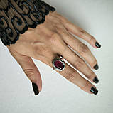 Срібне кільце Proba з натуральним рубіном 6.048ct, вага виробу 5,98 г (2188001) 17.5 розмір, фото 6