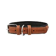 Collar Soft Шкіряний нашийник коричневий, 25-38 см Ширина 15 мм.