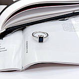 Срібне кільце Proba з натуральним сапфіром 1.863ct, вага виробу 3 г (2168690) 18.5 розмір, фото 2