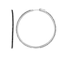 Срібні сережки Proba з фіанітами (2098812)