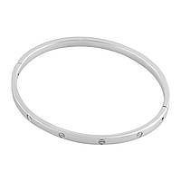 Срібний браслет Proba з без каменів, вага виробу 15,08 г (2101086) 18 розмір