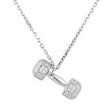 Срібне кольє Proba з фіанітами, вага виробу 4,71 гр (2101130) 400450 розмір, фото 2