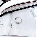 Срібне кільце Proba з натуральним сапфіром 0.683ct, вага виробу 2,93 г (2168829) 17 розмір, фото 3