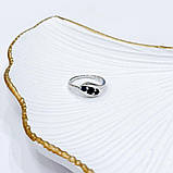 Срібне кільце Proba з натуральним сапфіром 0.683ct, вага виробу 2,93 г (2168829) 17 розмір, фото 7