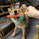 Набір іграшок для собак розвиваючі 17в1 Канат з м'ячем жувальні іграшки для цуценят дрібних і великих порід, фото 6