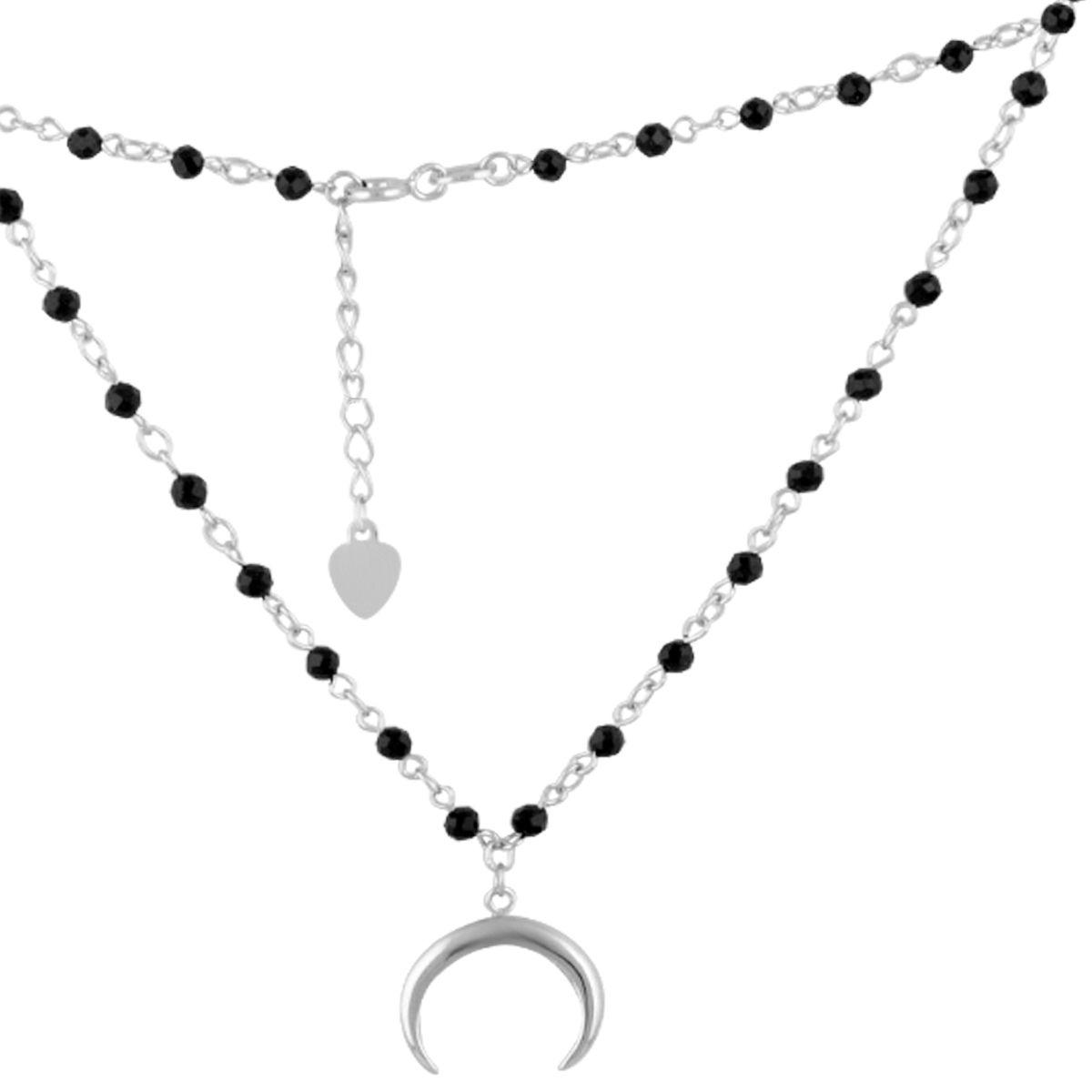 Срібне кольє Proba з натуральною шпинеллю, вага виробу 5,57 г (2101192) 500 розмір, фото 1