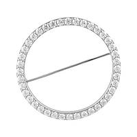 Срібна брошка Proba з фіанітами (2102250)