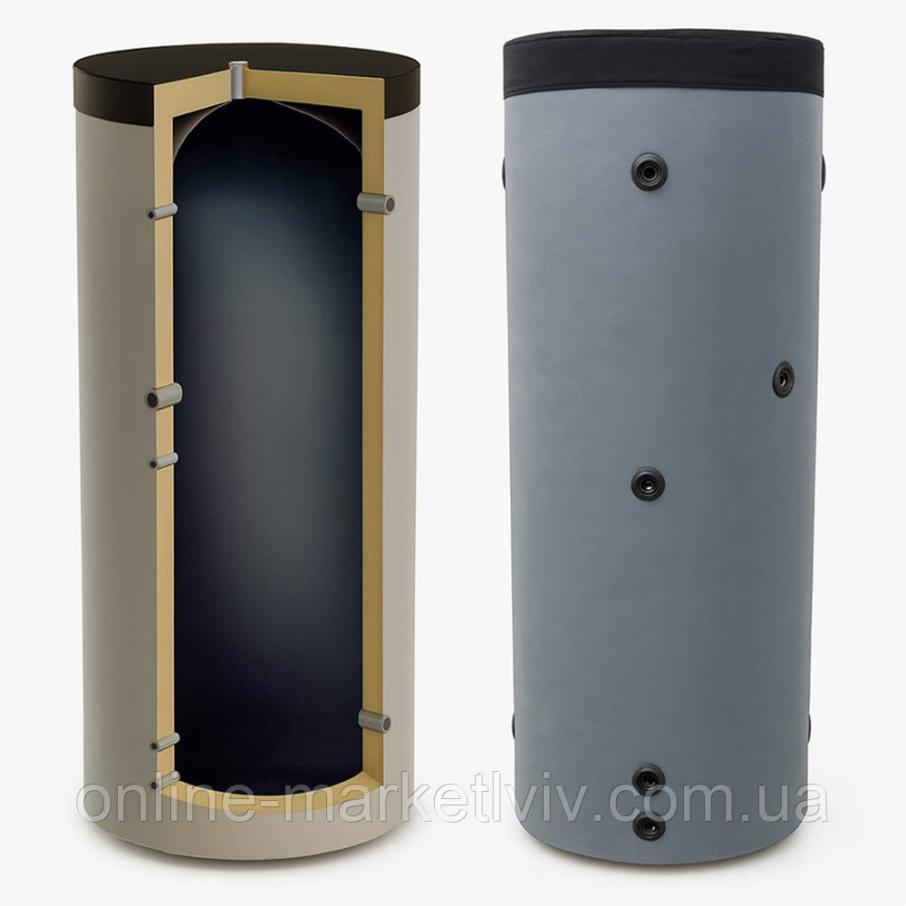 Теплоакумулятор 1000 л з ізоляцією 60 мм HeatON Apollo / Буферна ємність для котла, фото 1