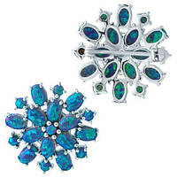 Срібна брошка Proba з опалом 2.59ct (1925621)