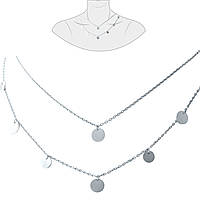 Срібне кольє Proba з без каменів, вага виробу 4,73 г (1928264) 400450 розмір