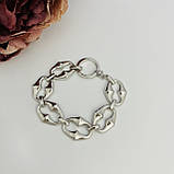 Срібний браслет Proba з без каменів, вага виробу 24,71 г (2102458) 1921 розмір, фото 2