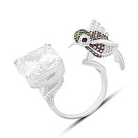 Срібне кільце Proba з фіанітами, вага виробу 9,18 г (2169314) 18 розмір