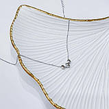 Срібний браслет на ногу Proba з без каменів, вага виробу 1,95 г (2169482) 2326 розмір, фото 5