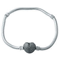 Срібний браслет Proba з фіанітами, вага виробу 12,91 гр (1931059) 16 розмір