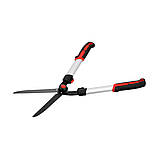 Ножиці по живоплоту з прямими лезами до стебел Ø≤ 6 мм (l= 61 см) леза l= 22 см алюмін. ручки Yato YT-88214, фото 3