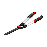 Ножиці по живоплоту з прямими лезами до стебел Ø≤ 6 мм (l= 61 см) леза l= 22 см алюмін. ручки Yato YT-88214, фото 4