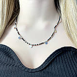 Срібне кольє Proba з натуральною шпинеллю, вага виробу 7,91 гр (2102618) 450500 розмір, фото 2