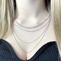 Срібне кольє Proba з без каменів, вага виробу 7,65 г (2102762) 450500 розмір