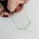 Срібне кольє Proba з без каменів, вага виробу 3,06 г (2102823) 360400 розмір, фото 2