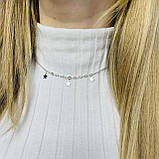 Срібне кольє Proba з без каменів, вага виробу 3,06 г (2102823) 360400 розмір, фото 3