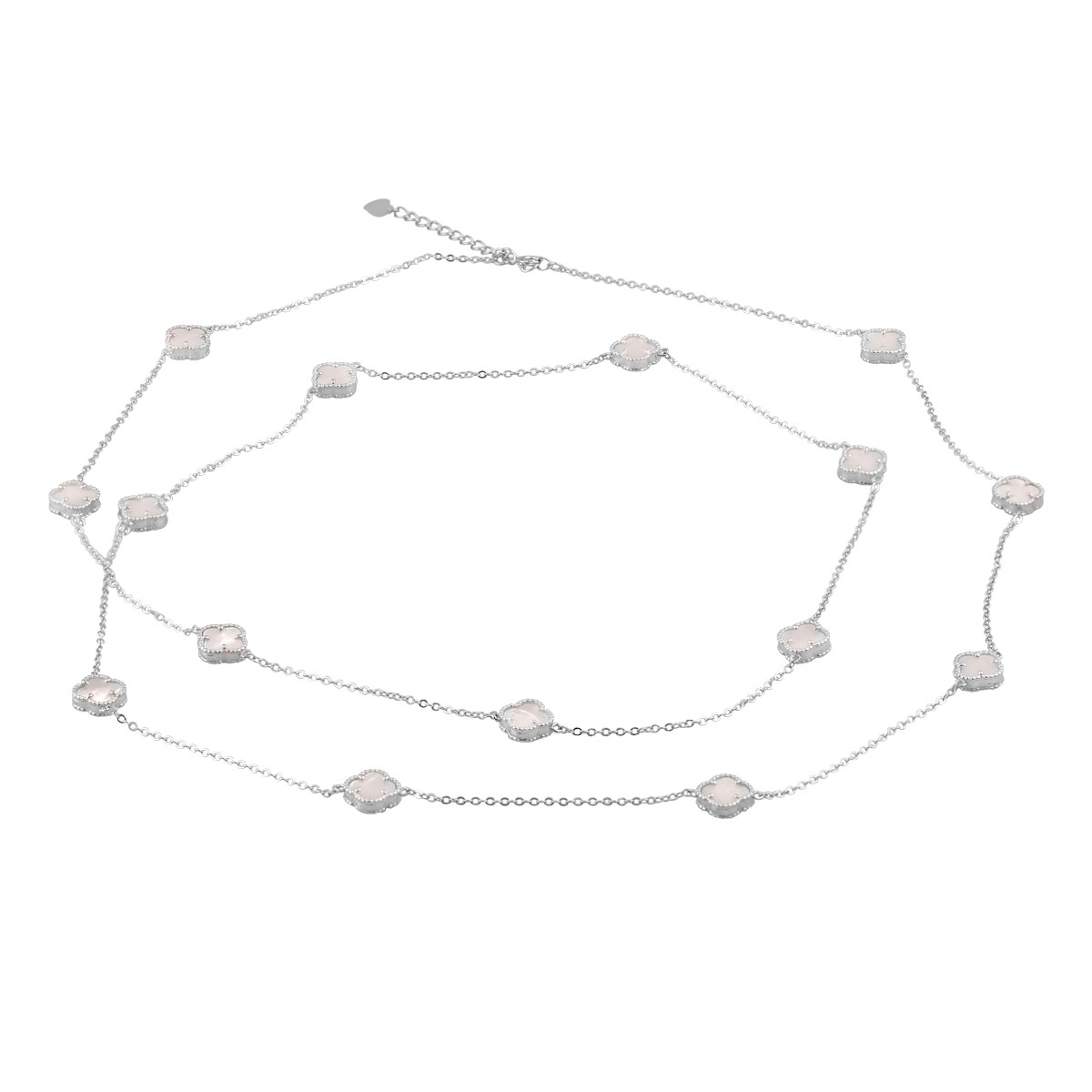 Срібне кольє Proba з натуральним перламутром, вага виробу 16,55 г (60001361) 100105 розмір, фото 1