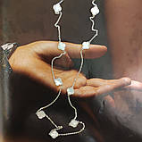 Срібне кольє Proba з натуральним перламутром, вага виробу 16,55 г (60001361) 100105 розмір, фото 4