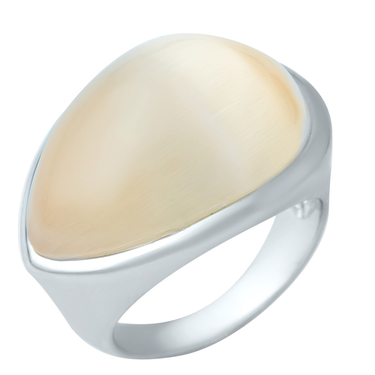 Срібне кільце Proba з котячим оком 16.65ct, вага виробу 8,41 г (1944837) 16.5 розмір, фото 1